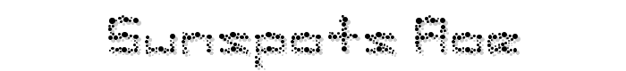 Sunspots AOE font